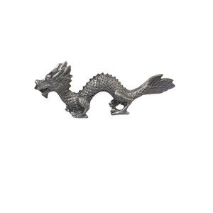 Royal Selangor Pewter Dragon Miniature Figurine Gardening Detailed Collectible